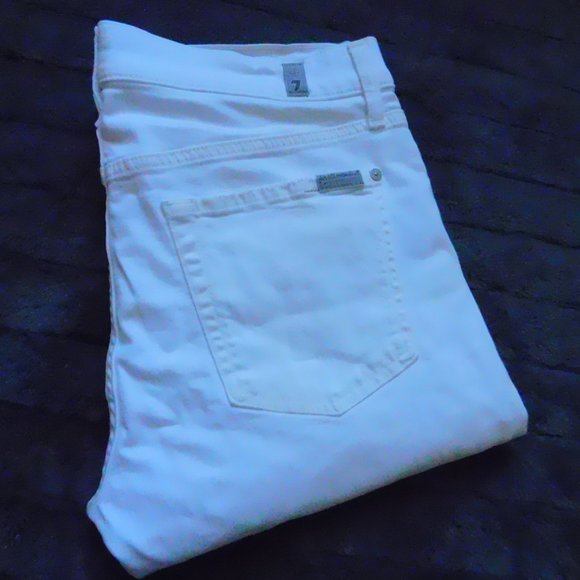 7 For All Man Kind. Cut Knee Paxtyn Men's jeans. NWT. All White. Slim fit - Picture 8 of 8